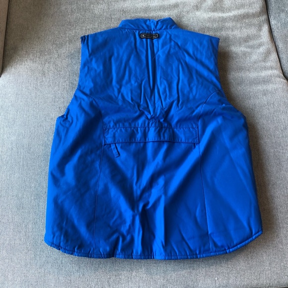(200) Calvin Klein Blue Puffer Vest - Picture 2 of 8